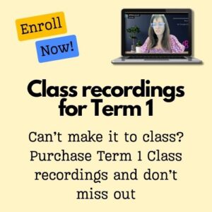 Term 1 Recordings Only